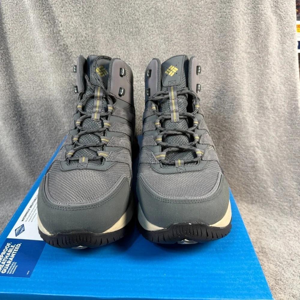 Columbia Strata Trail Mid WP Men's Sz‎ 12 Gray